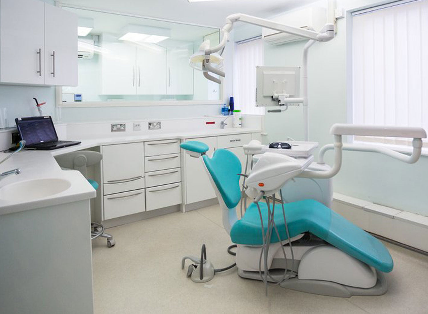 Treatment room at Marsh House Specialist Dentists